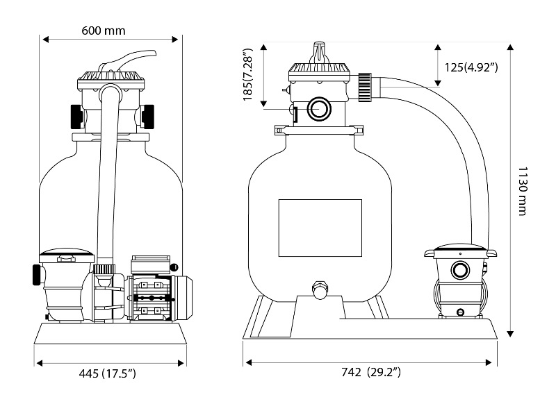 filtr tebas saturn 610mm