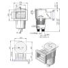Skimmer Euro 17,5 l kolor antracytowy RAL 7016