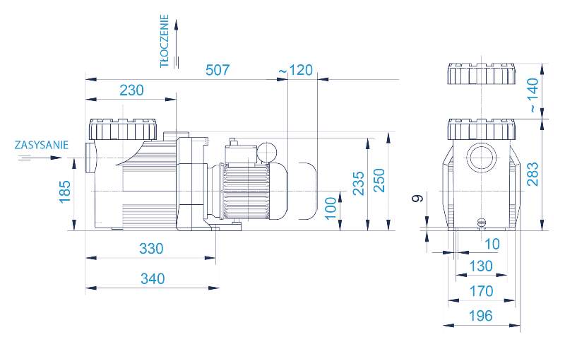 Pompa basenowa Badu Prime 13m3/h klasa extra Speck Pumpen - obrazek 2